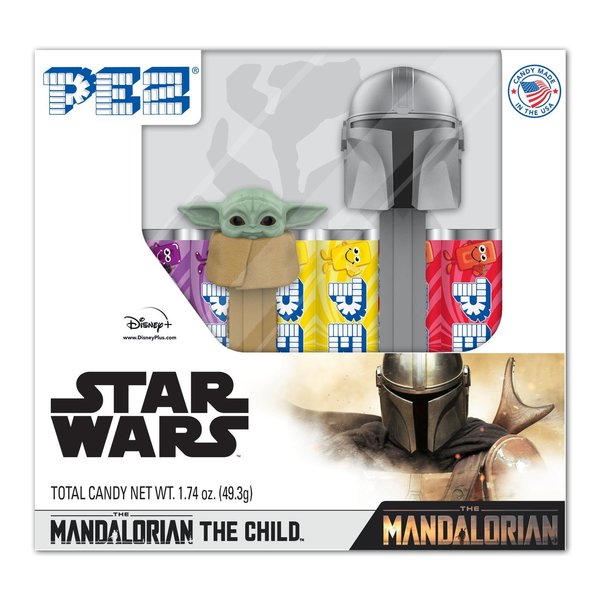 Pez Star Wars Mandalorian Non Chocolate Candy and Dispenser 1.74 oz 001227